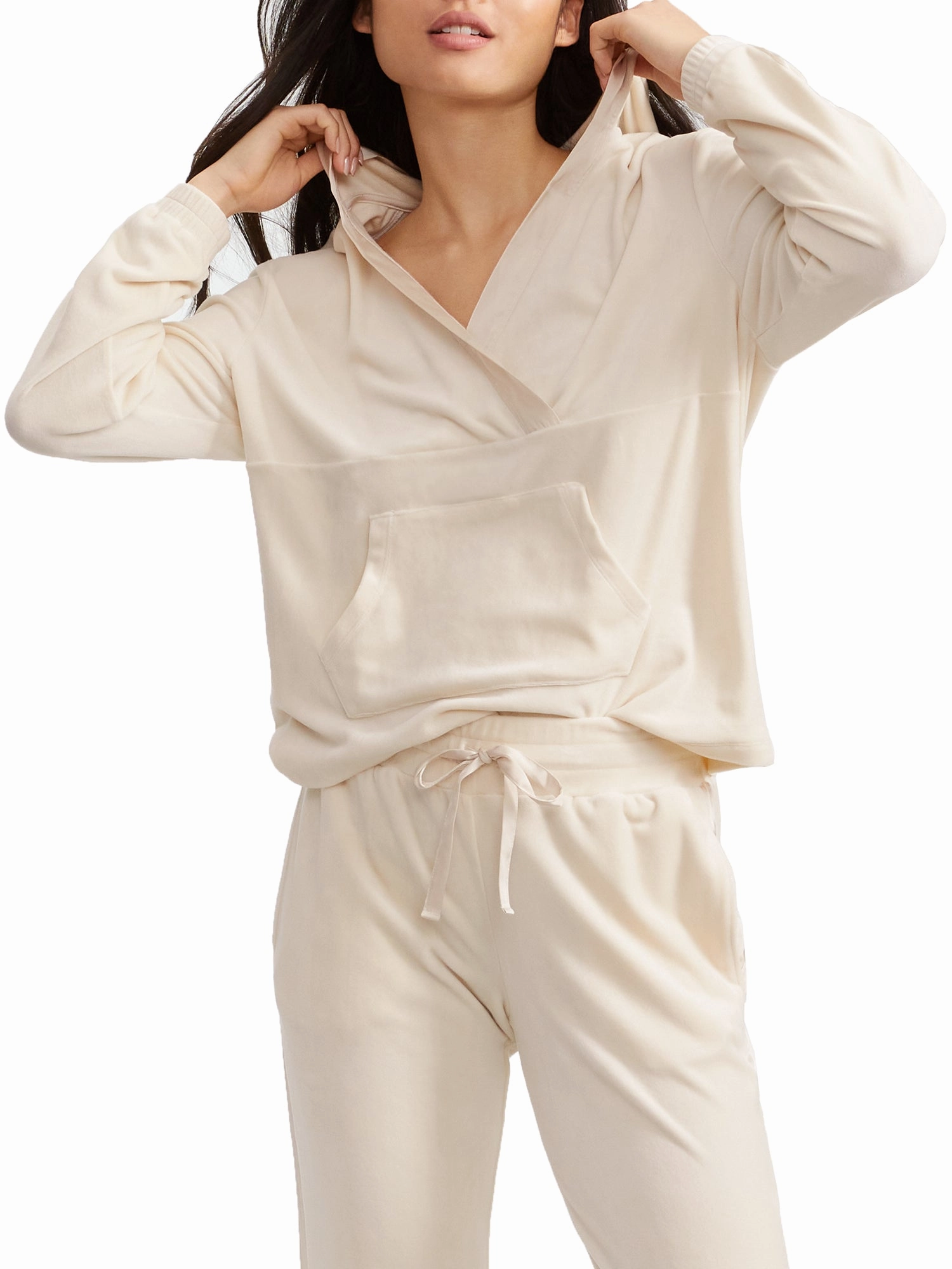 LowProfile Stitching Eco Friendly Dye Bare Women's The Velour Hoodie