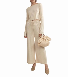 Zero Irritation Finish Two Way Stretch Ora Lounge Pant In Natural