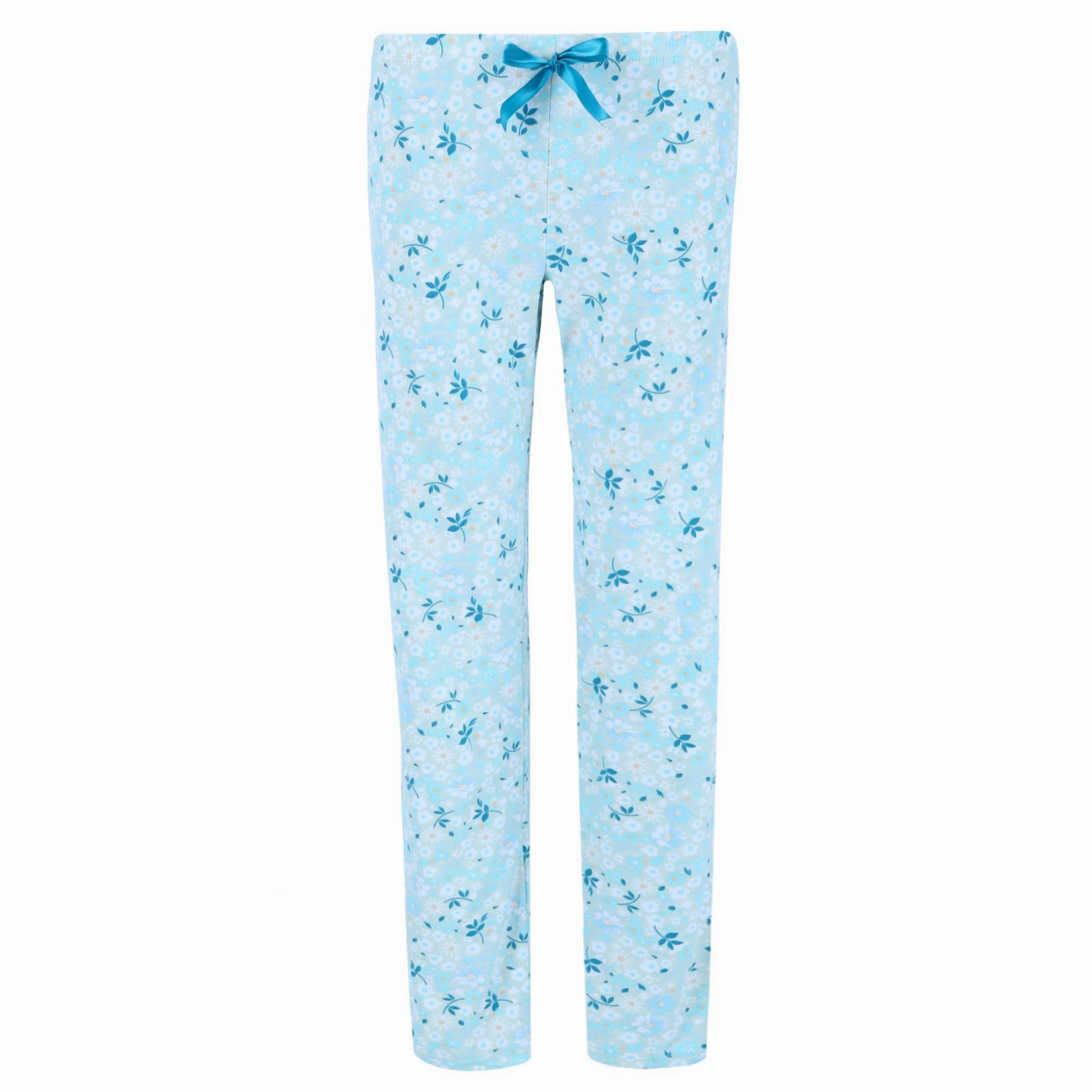 Women's Floral Pajama Pants Unisex Sizing Abrasion Resistant Edges