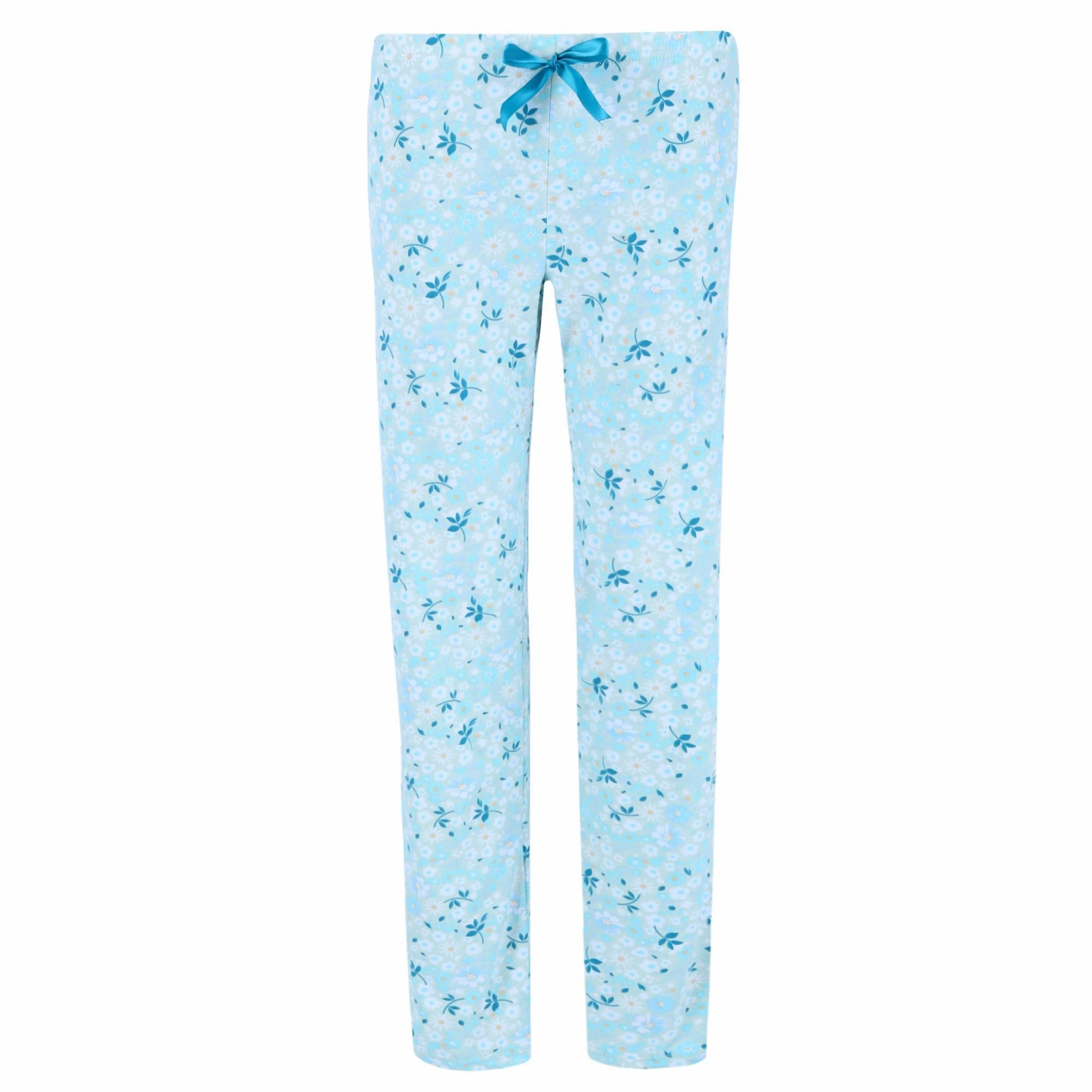 AntiPill Fabric Durable Reinforced Edges Women's Floral Pajama Pants
