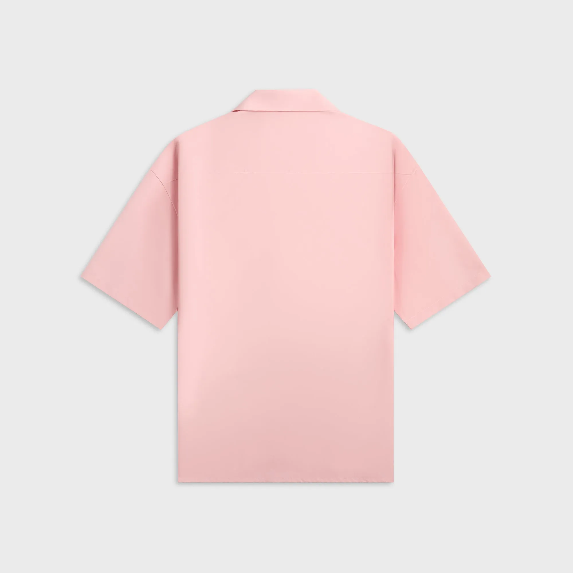 Anti Static Treatment Casual Hangout Loewe Short Sleeve Shirt - Coral