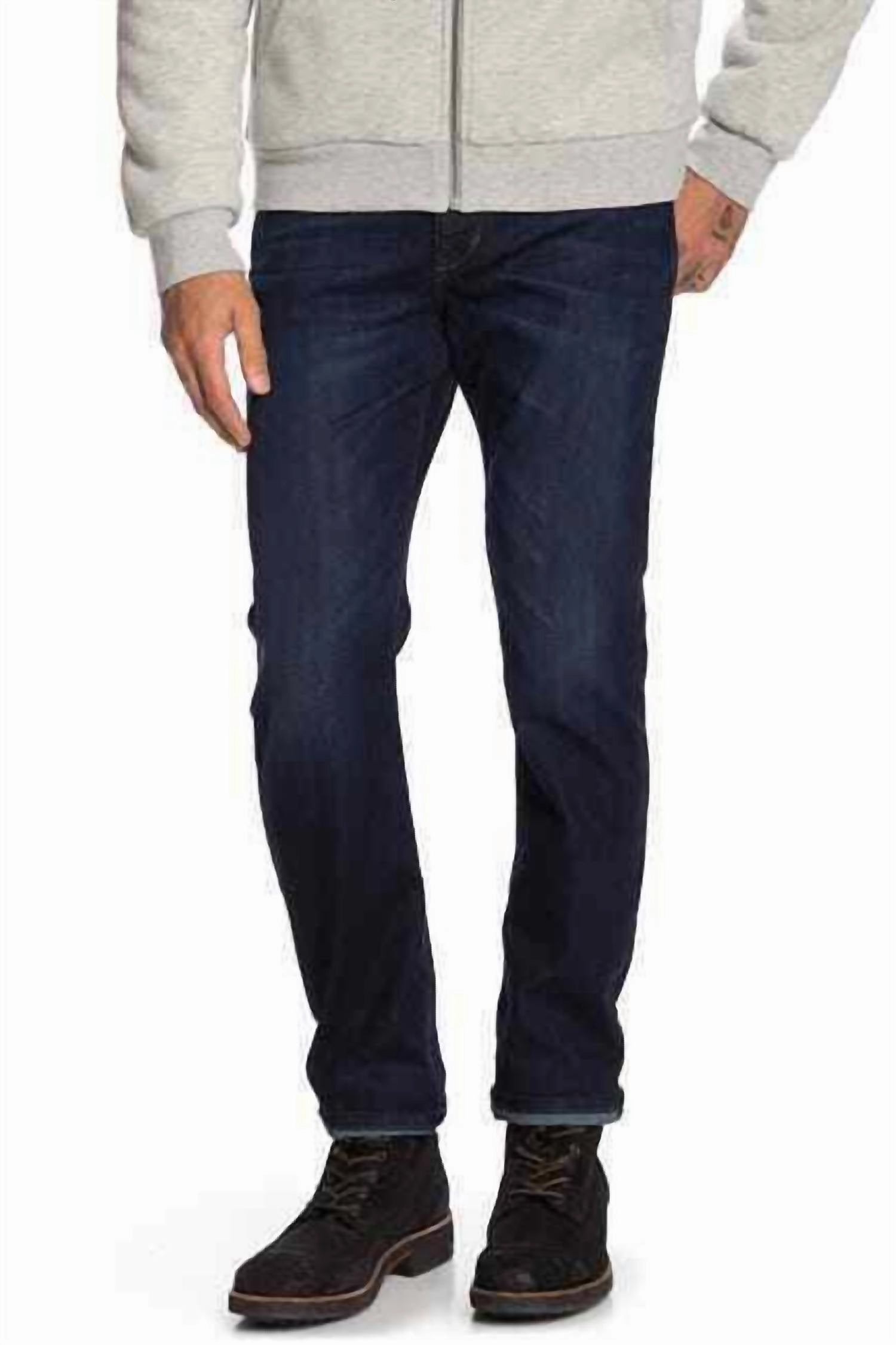 Aero Slim Fit Denim Stretch Jeans In Dark Wash Universal Fit Sizing Suitable Outfit