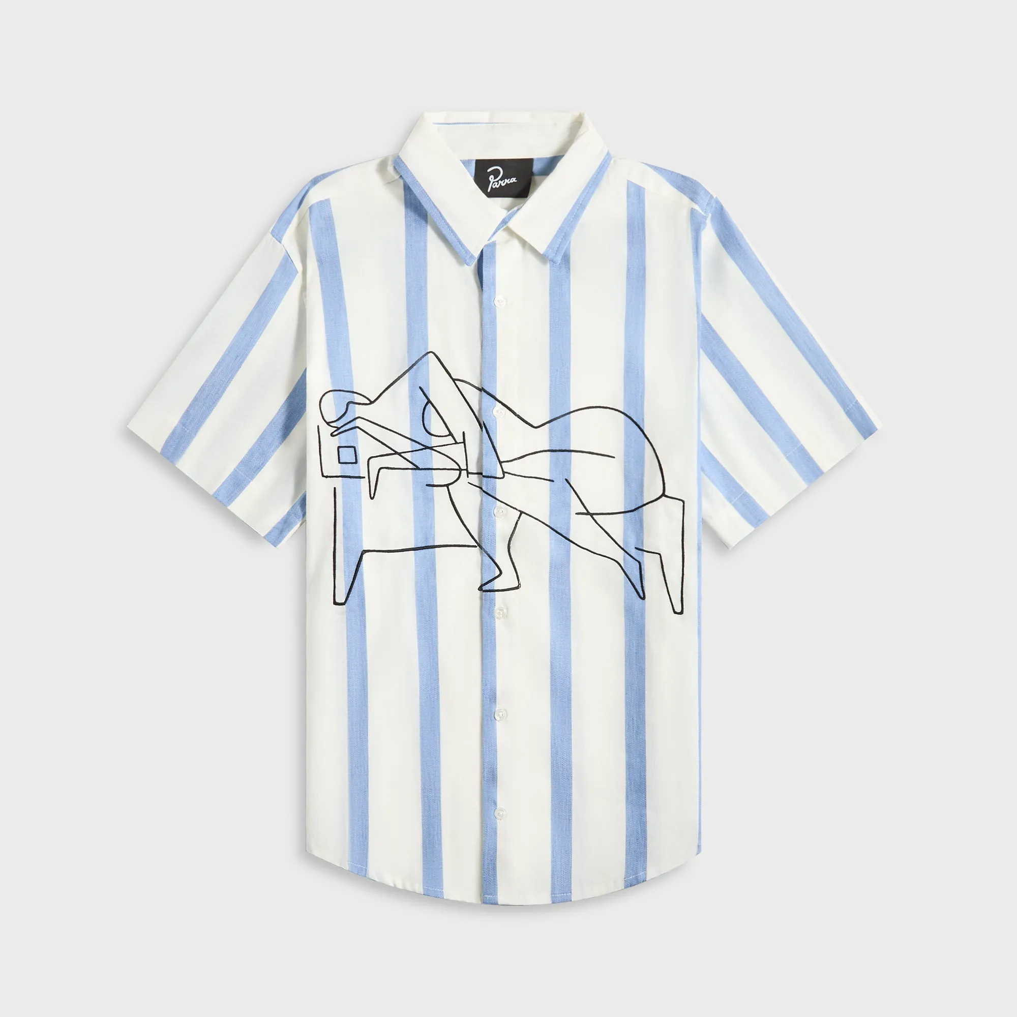 High-Quality Material Easy Styling by Parra Sleep Now Shirt - Blue