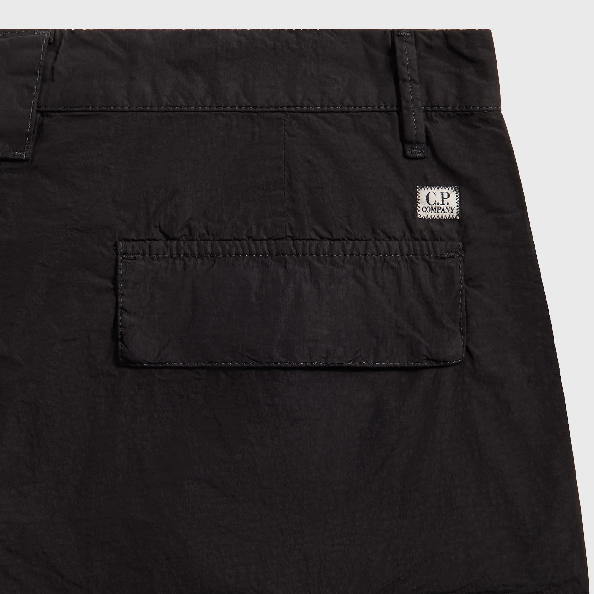 Sporty Touch C.P. Company Flatt Nylon Cargo Pants - Black