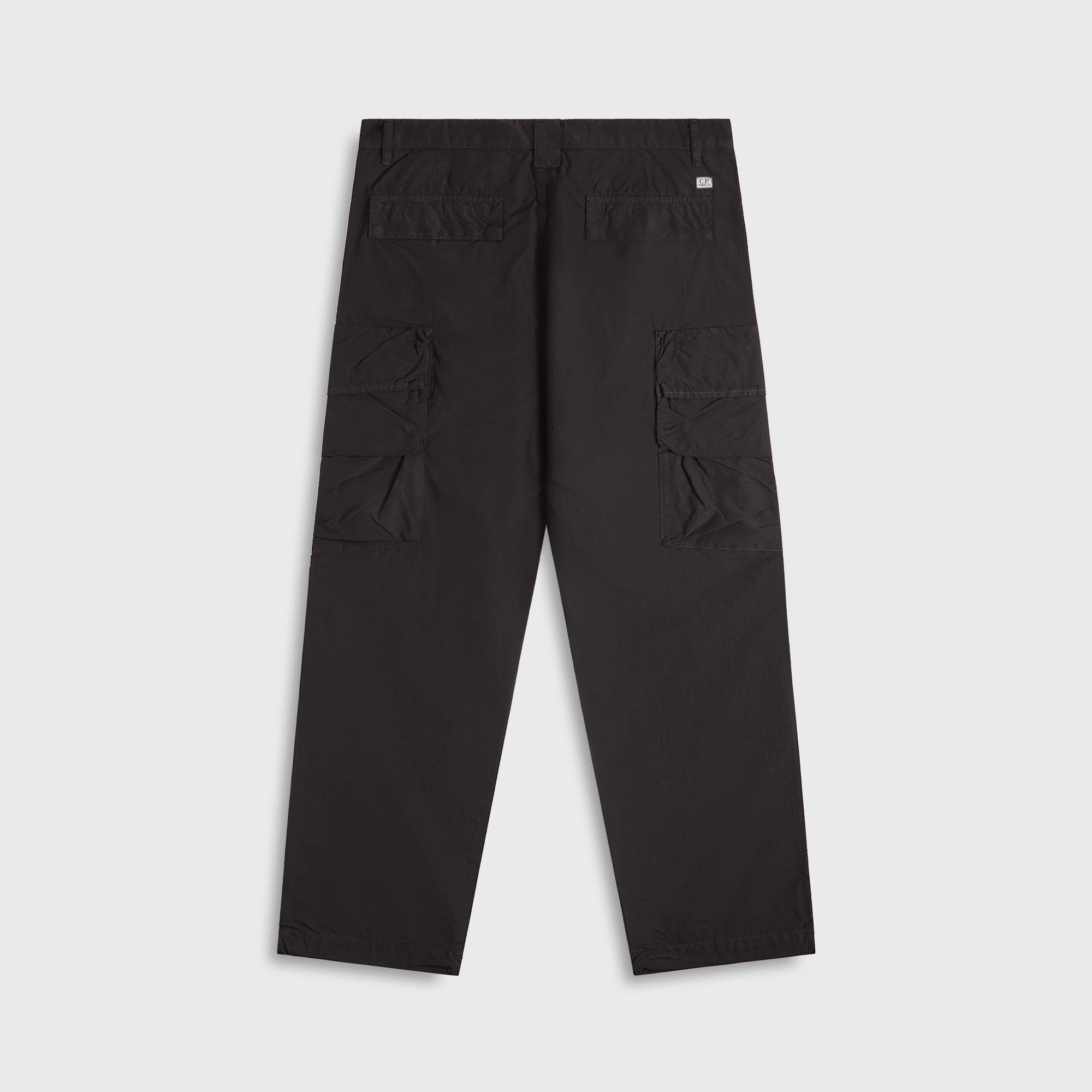 C.P. Company Flatt Nylon Cargo Pants - Black Distressed finish Versatile staple