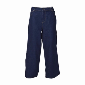 Family Style Gym Ready Daily Wear Blue Denim Wide Leg Jeans
