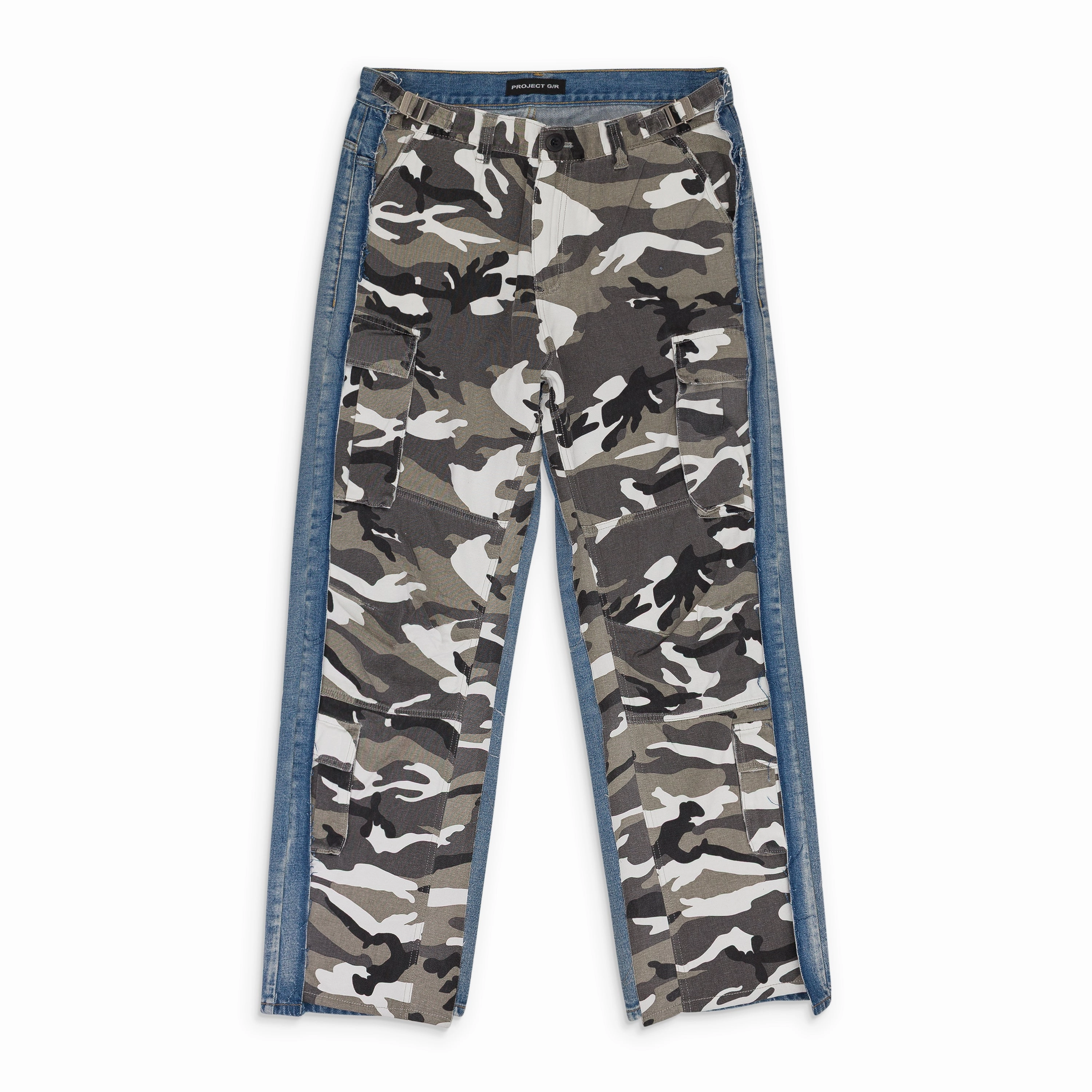 Vibrant Fashion Lover CAMO/BLUE HYBRID SKINNY JEANS