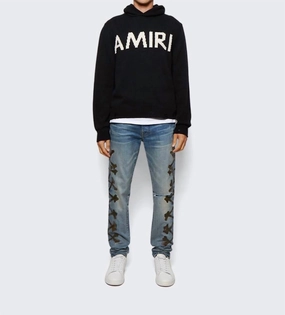 Camouflage Bones Jean In Stonewashed Softened Seams