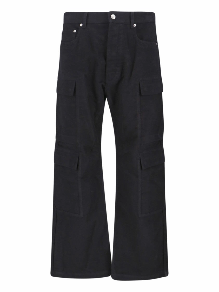 Cargo Jeans ?C Black Colorfast Denim Weekend Style Outdoor Adventure