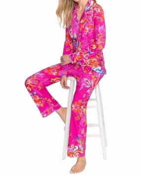 Static Resistant Fibers Anti Pilling Technology Carly Pj Set In Bca Dreamer