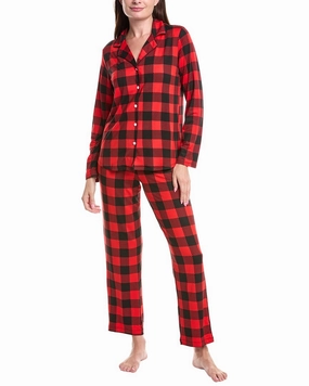 Carole Hochman 2pc Pajama Pant & Top Set All Day Comfort Flexible Waistband