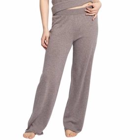 Cashmere Lounge Pant In Seal Eco Friendly Dye Lightweight Construction