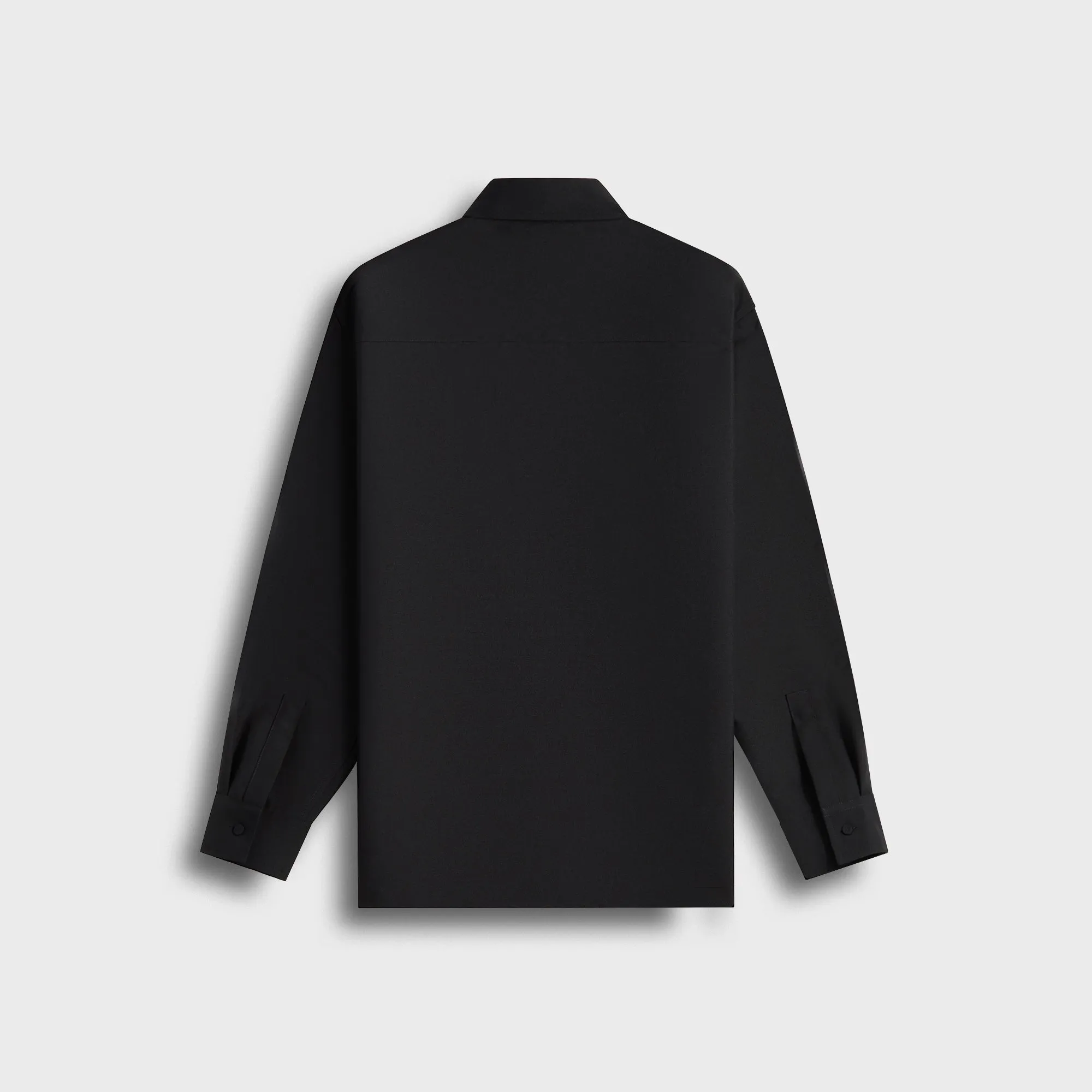 Wrinkle-Resistant Polished Placket Jil Sander Ball Studs Shirt ?C Black
