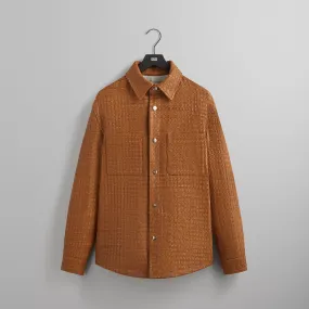 Timeless Classic High-Quality Fabric &Kin Woven Leather Apollo II Shirt - Tool