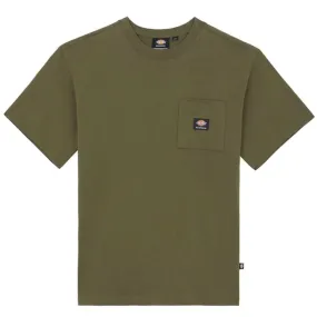 Casual Must-Have Layered Wear Dickies Mount Vista Pocket T-Shirt - Dark Olive