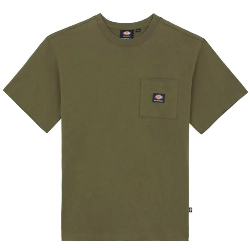 Urban Casual Dickies Mount Vista Pocket T-Shirt - Dark Olive