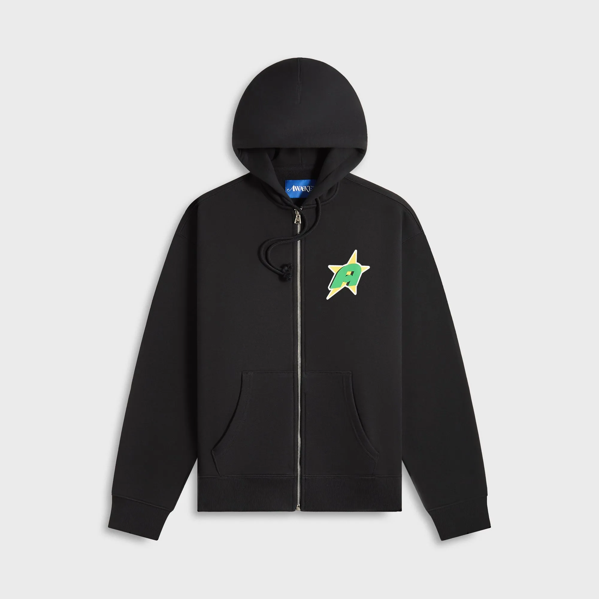 Awake NY Star A Zip Up Hoodie - Black Musician