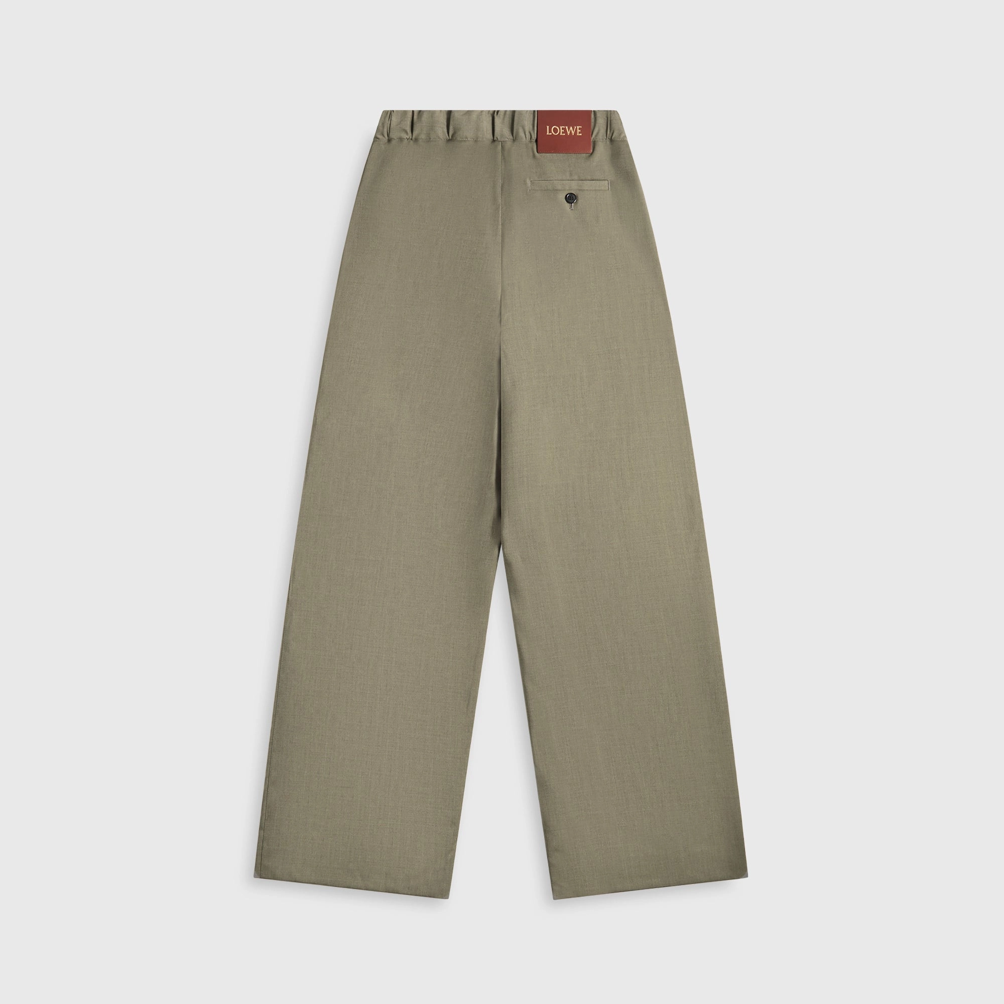 Reflective details Loewe Drawstring Trousers - Khaki Green