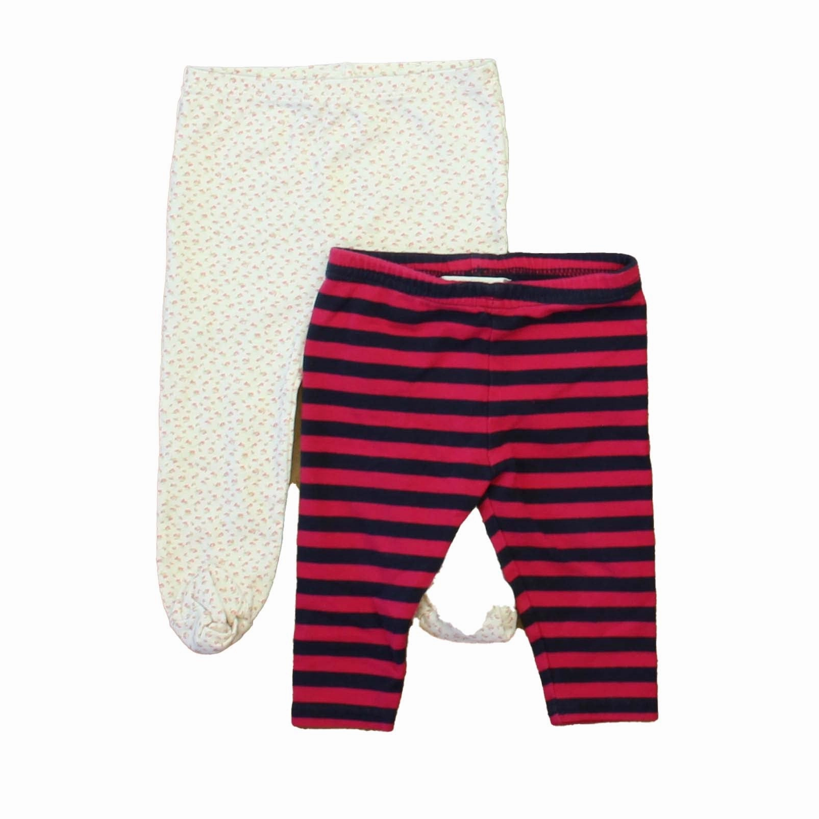 Durable Stitching BreathableFabric Ralph Lauren Girls Pink | Navy Stripe | Floral Leggings