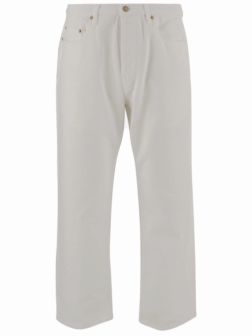 Wide Leg Cotton Denim Jeans Seasonal Wardrobe
