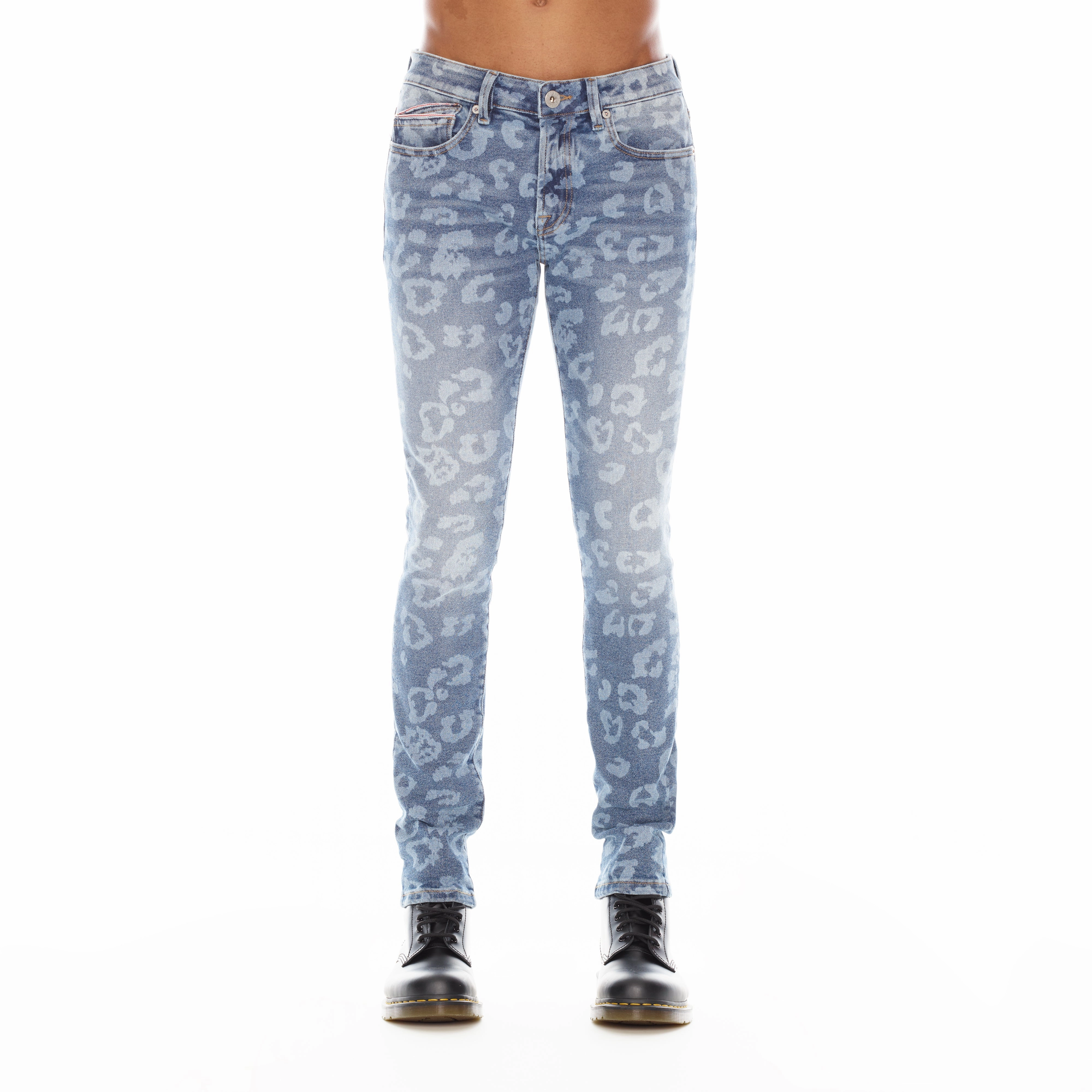 PUNK SUPER SKINNY IN LEOPARD Smart Casual Classic Wear Solid Choice