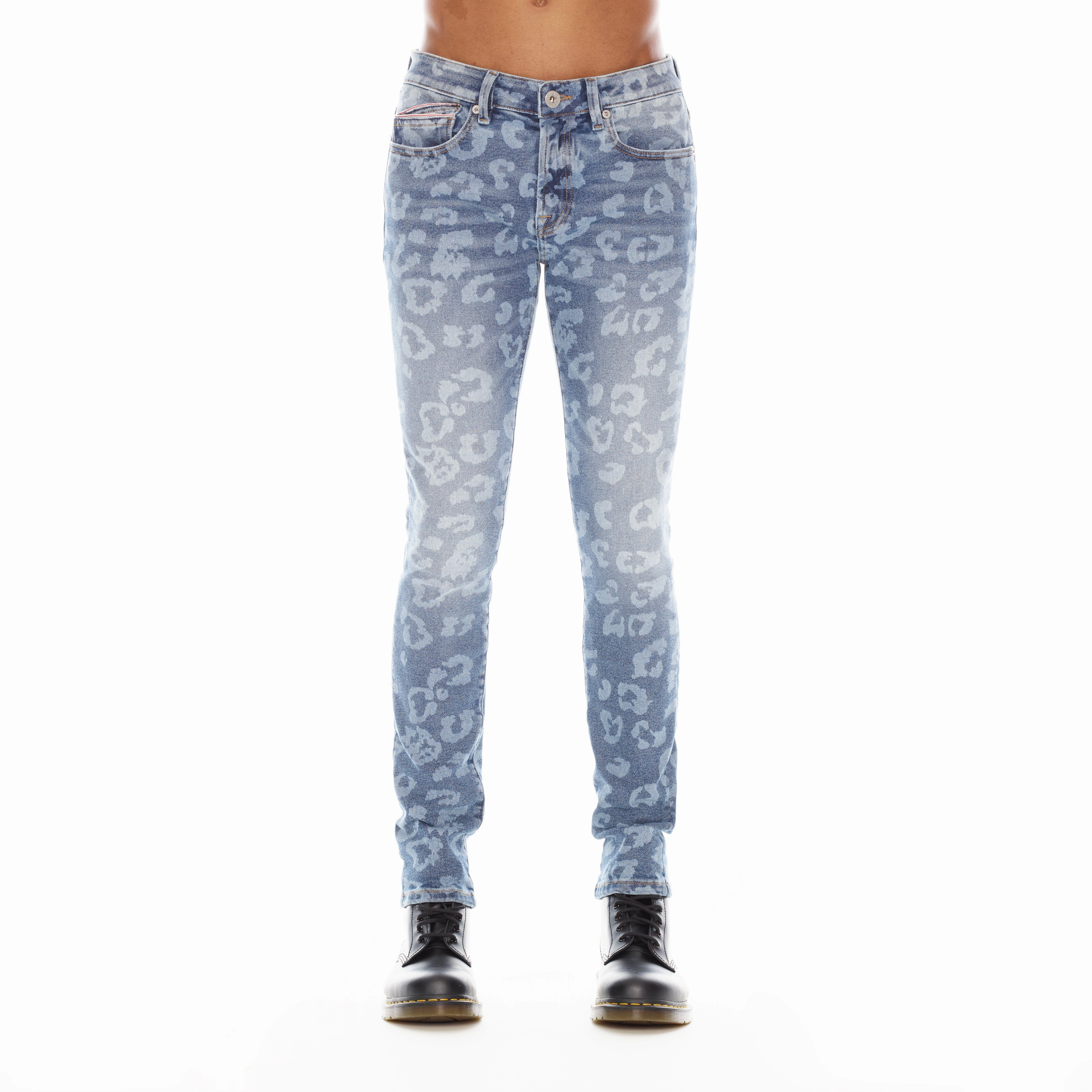 Urban Fit Fashion Lover Youth Style Smooth PUNK SUPER SKINNY IN LEOPARD