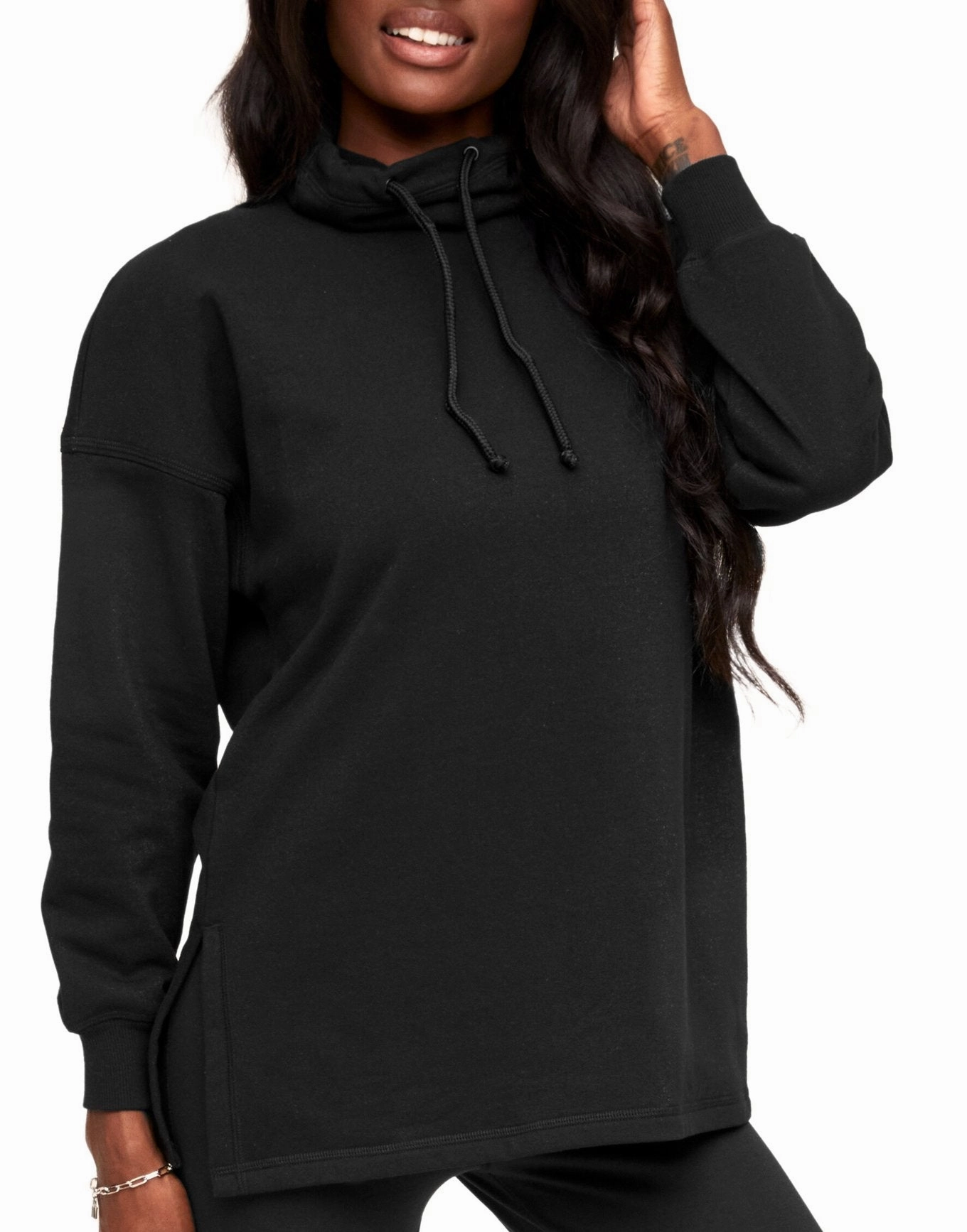 Cate Women's Sweatshirt Minimalist Stitching