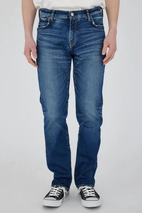 Style Blend Utility Fit Chareston Slim Straight Jeans In Dark Blue