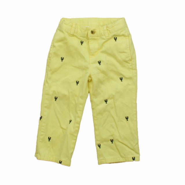 Comfy Essentials Wear Reflective Trim Janie and Jack Boys Yellow | Navy Lobster Pants
