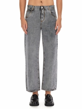 Grey Easy Fit Jeans Functional Fit