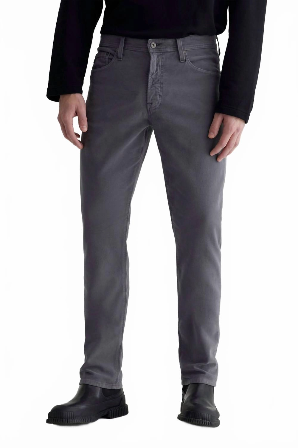 Everett Slim Straight Jean In Berlin Steel Sandblasted Finish