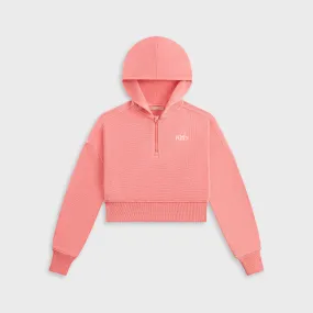 Kith Kids Waffle Fallon Quarter Zip Hoodie - Dawn Timeless Bold product review