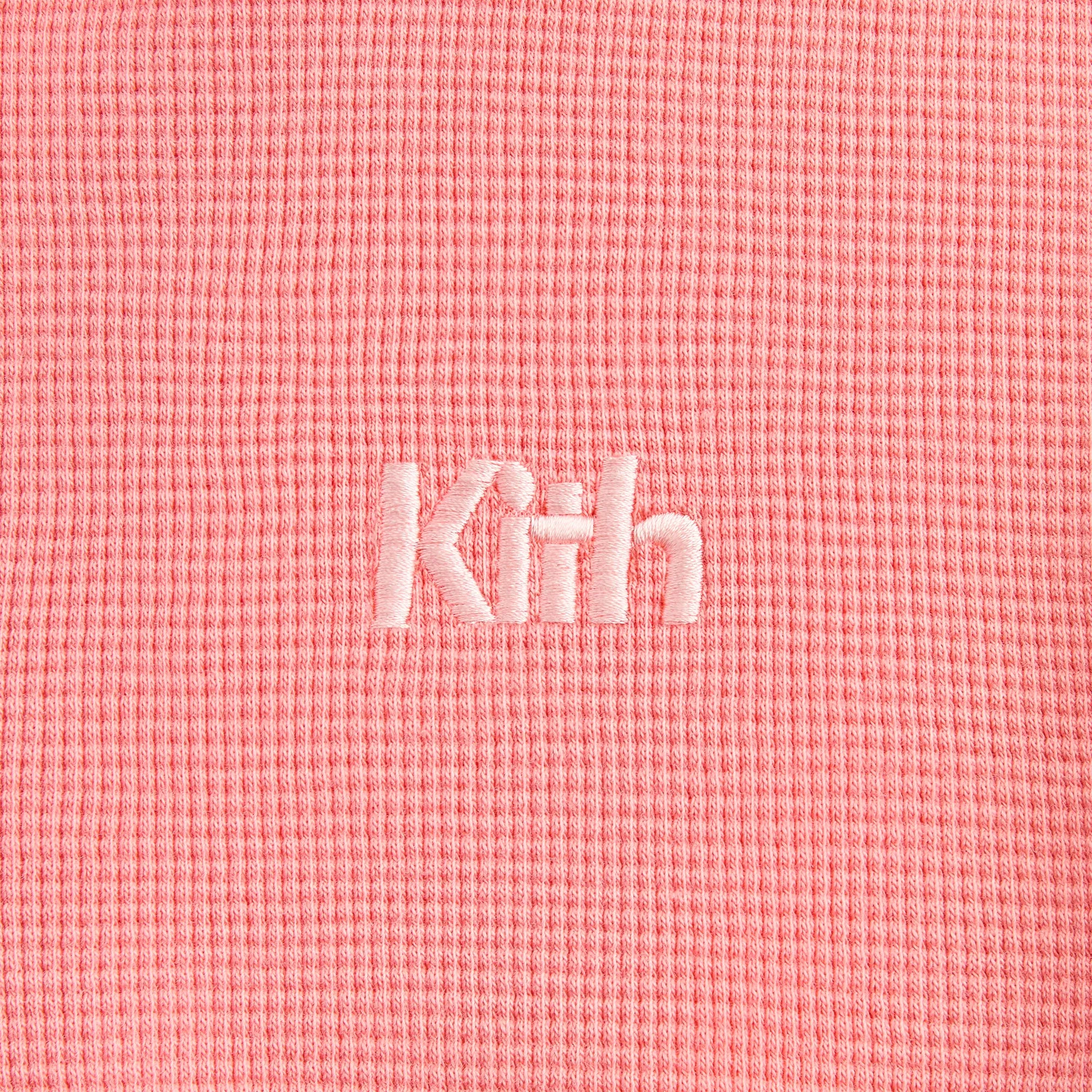 Neutral Tone swimming suitable Kith Kids Waffle Fallon Quarter Zip Hoodie - Dawn