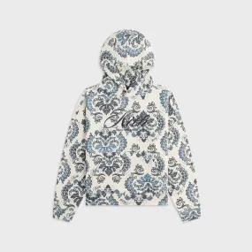 Color fastness product development Kith Kids Damask Floral Nelson Hoodie - Sandrift