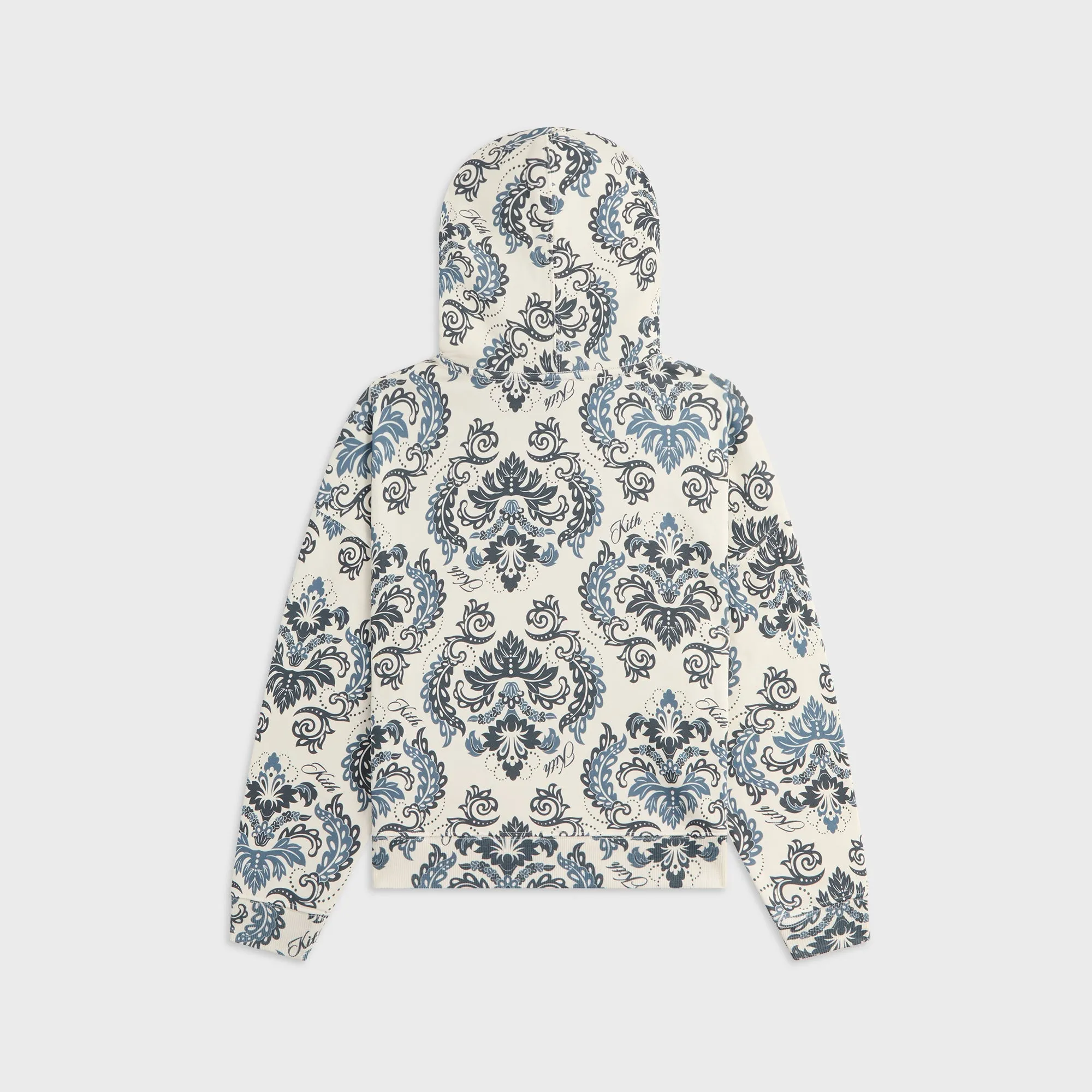 Athletic Durable Build Kith Kids Damask Floral Nelson Hoodie - Sandrift