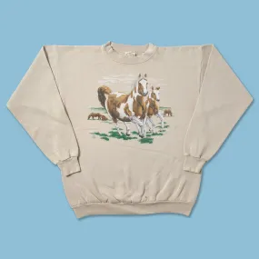 product cycling suitability Vintage Horses Sweater Small