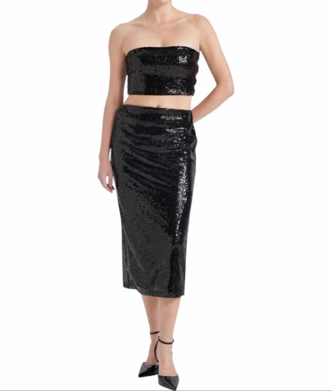 City Lights Set In Black Stretchable Cuffs