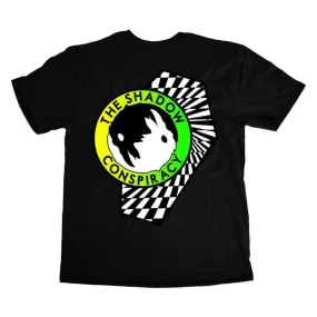 Minimal Trend Soft and Cozy Shadow Sin & Slang V2 T-shirt - Black