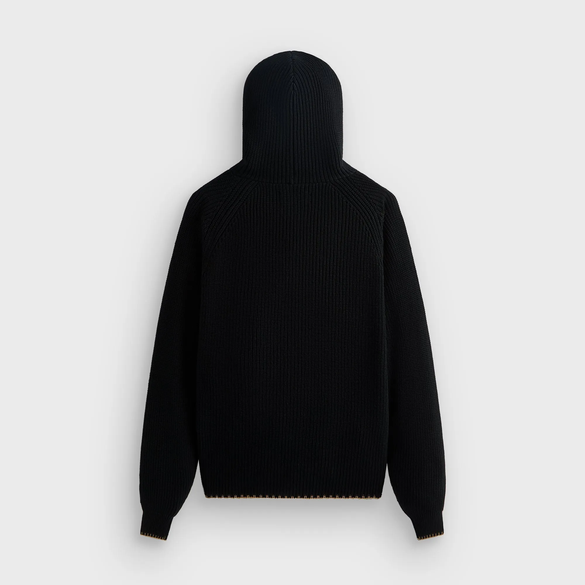 Giftable Item Kith Full Zip Miles Knit Hoodie - Black