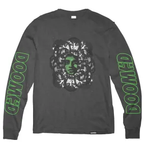 Etnies Doomed Long Sleeve T-Shirt - Charcoal/Heather Pullover
