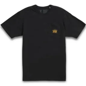 Vans X Dan Lacey Off The Wall Pocket T-Shirt - Black Airflow Ventilation Non Restrictive Silhouette