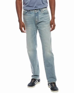 TODD SNYDER Stretch Faded Indigo Wash Straight Fit Jean Great Base