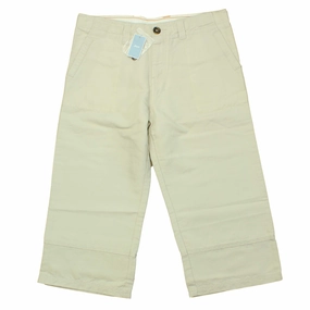 Jacadi Girls Beige Capri Pants ElasticWaistband