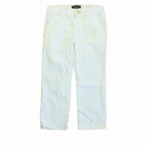 Quick Dry Technology UV protection coating Ralph Lauren Boys White Pants