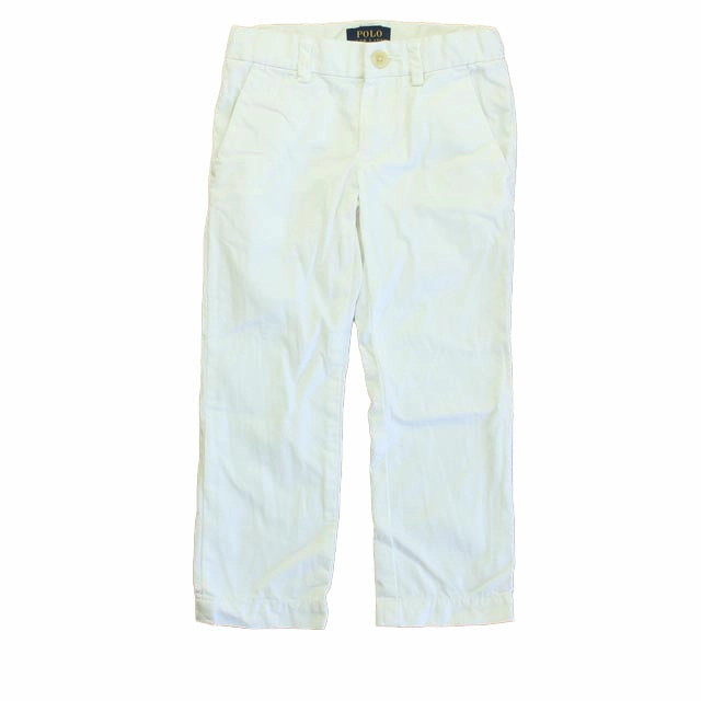 Quick Dry Technology UV protection coating Ralph Lauren Boys White Pants