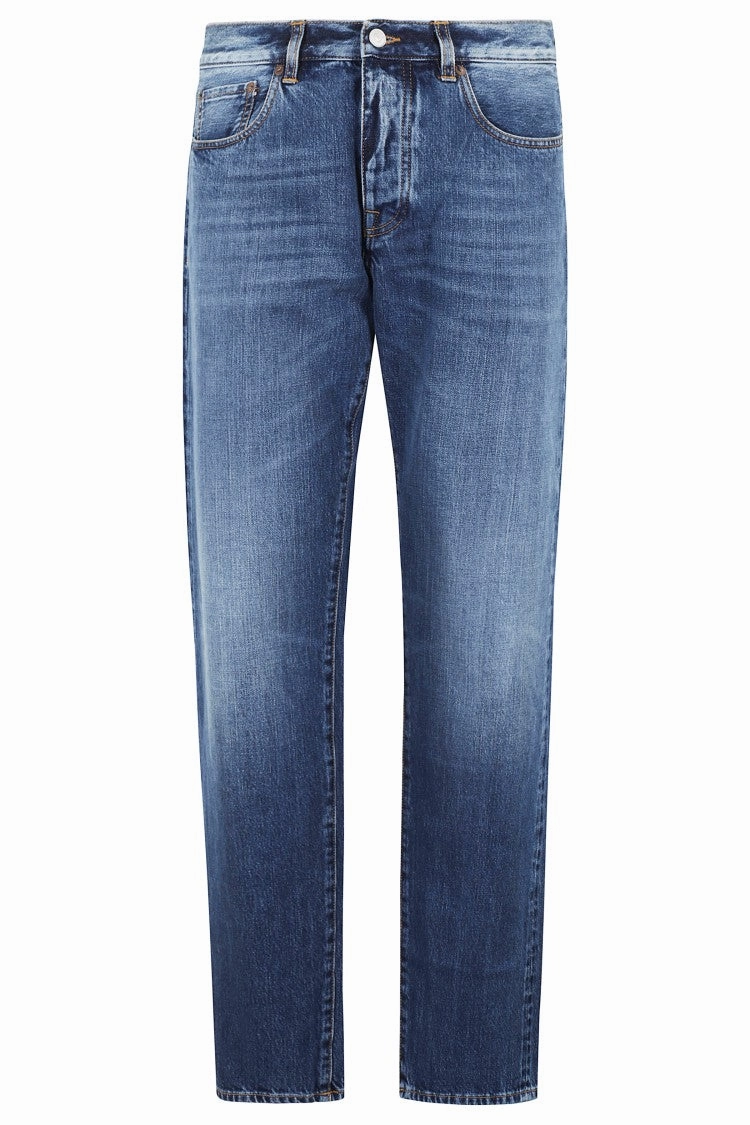Chill Outfit Spring Mood Non Fade Fabric Classic Five-Pocket Denim Jeans