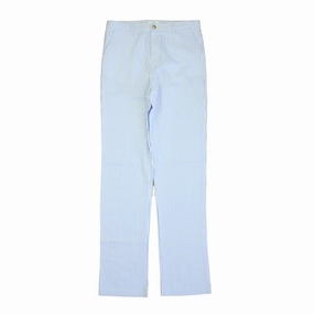 Classic Prep Boys Blue Seersucker Pants Size: 2-5T Flexible Comfort