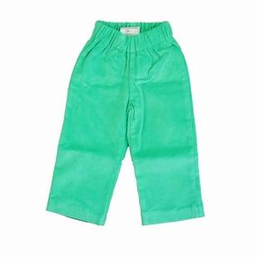 Perfect Layer Classic Prep Boys Kelly Green Corduroy Pants Size: 6-9 Months