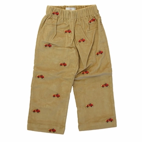 Classic Prep Boys Lark with Red Race Cars Corduroy Pants Size: 12-24 Months Modern Waist