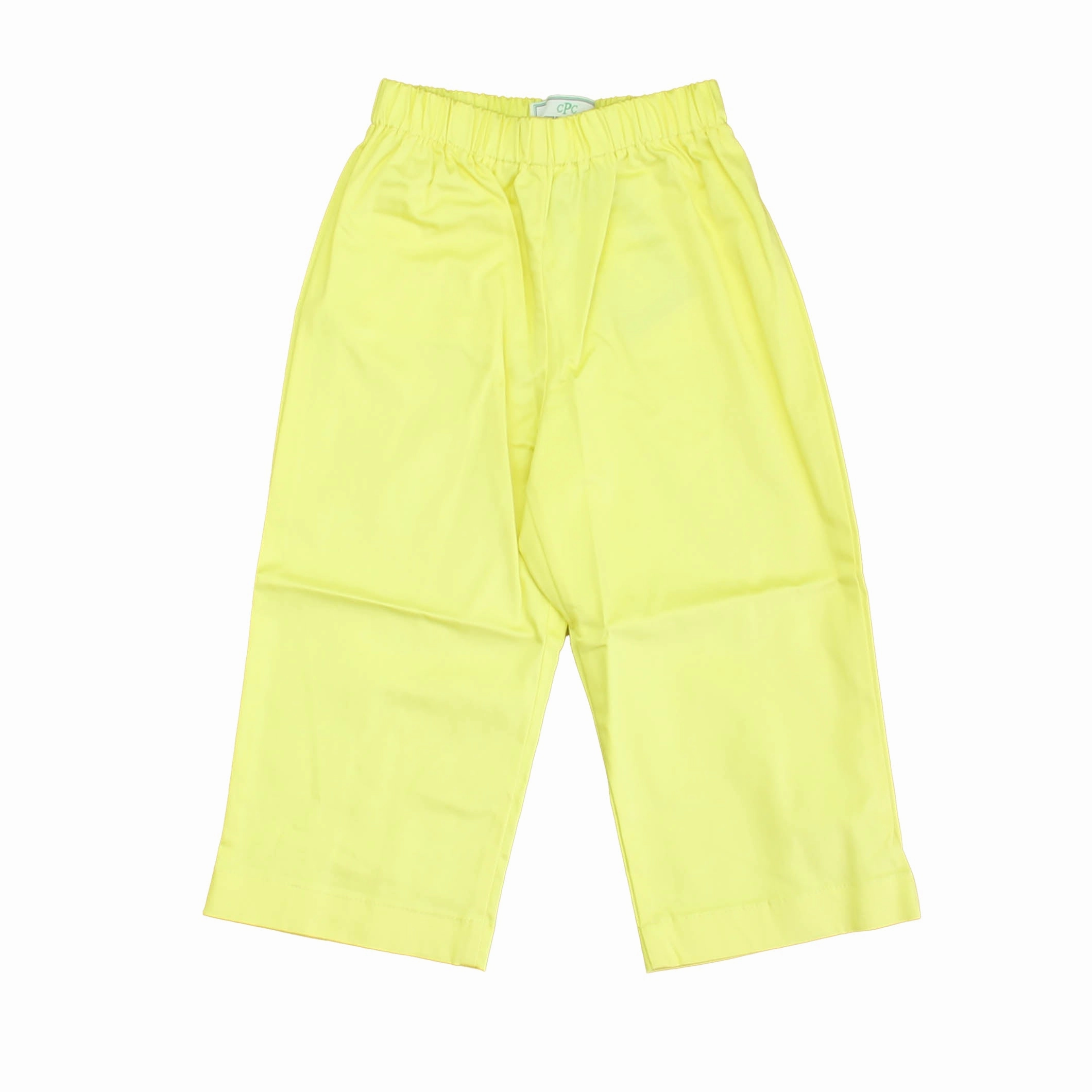 Classic Prep Boys Limelight Yellow Pants Size: 2-5T FadeResistant